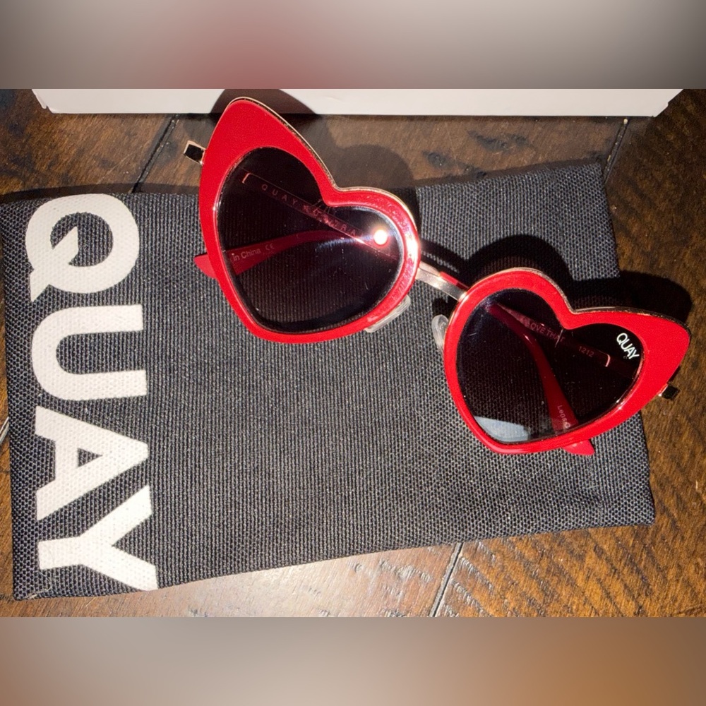 Quay Australia Heart Sunglasses